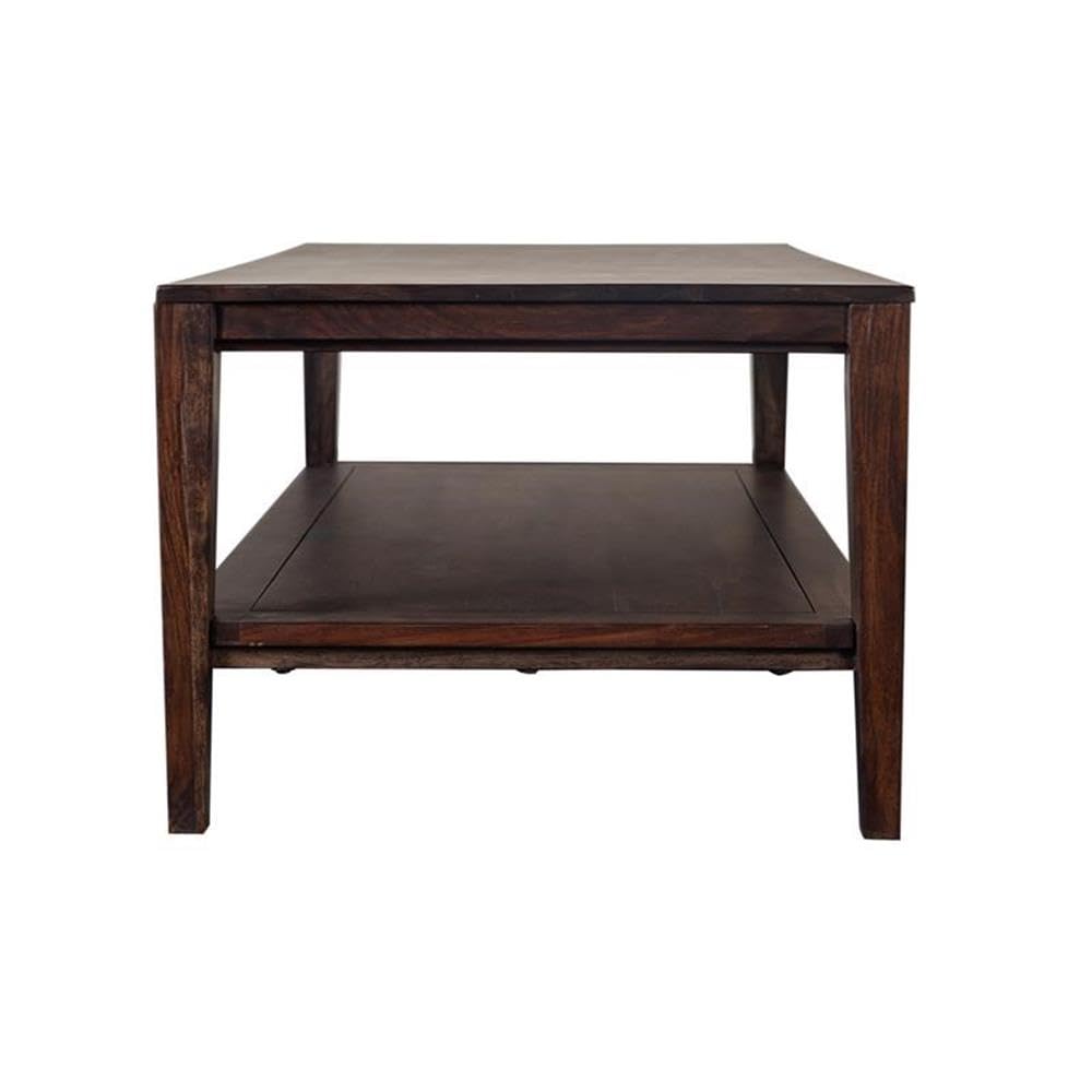 Solid Sheesham Wood Gray Coffee Table T401