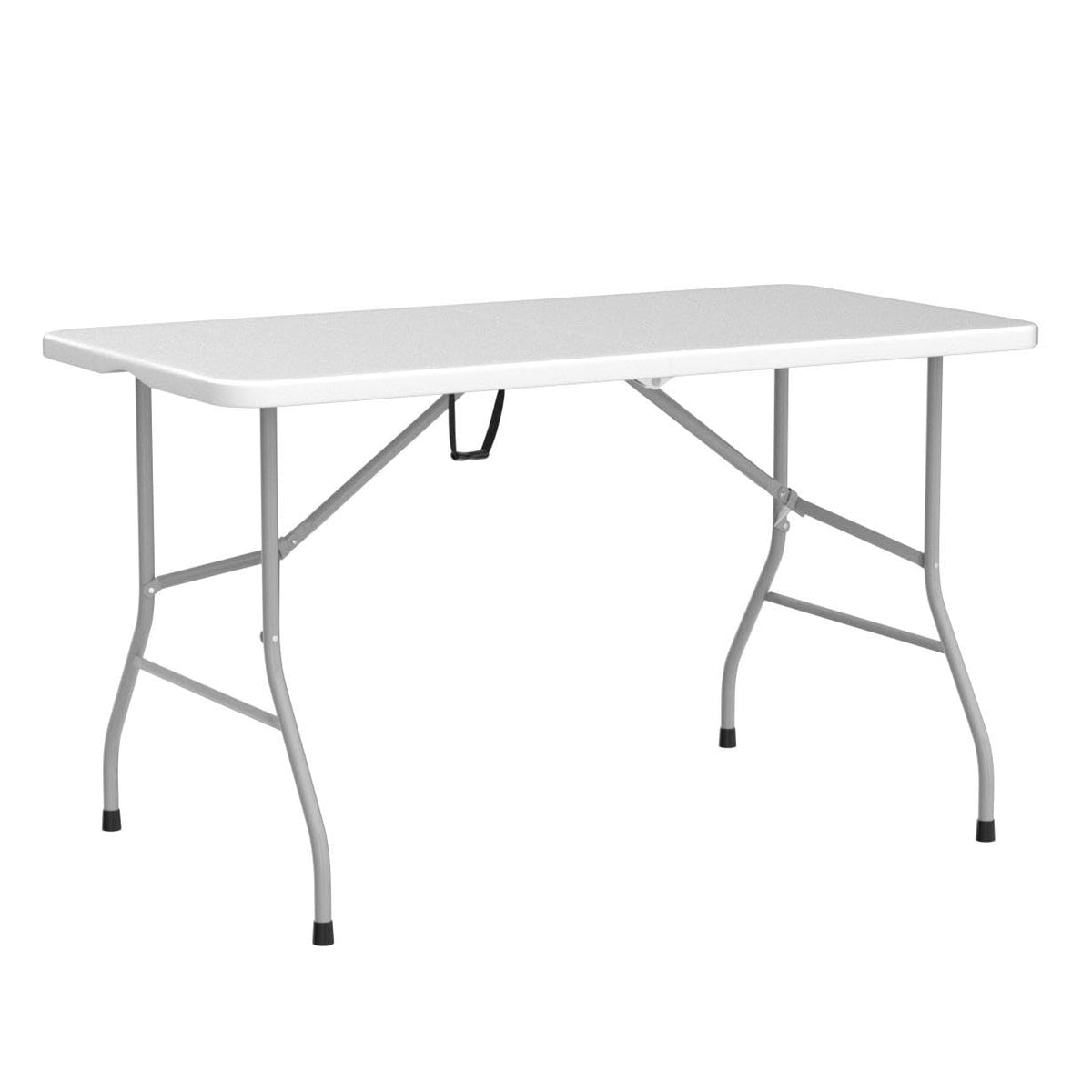 Folding Table 6ft Portable Heavy Duty Plastic White K19001