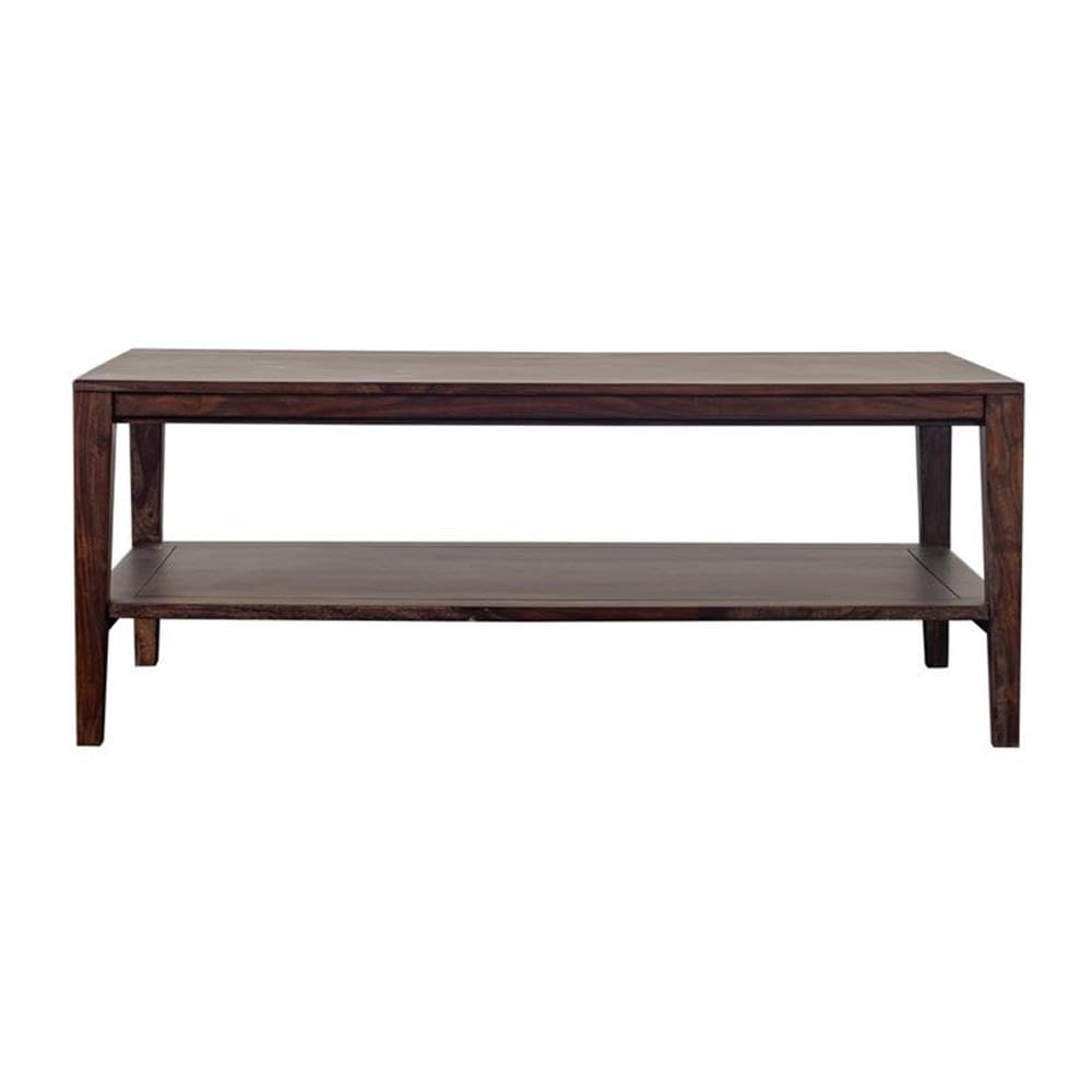 Solid Sheesham Wood Gray Coffee Table T401