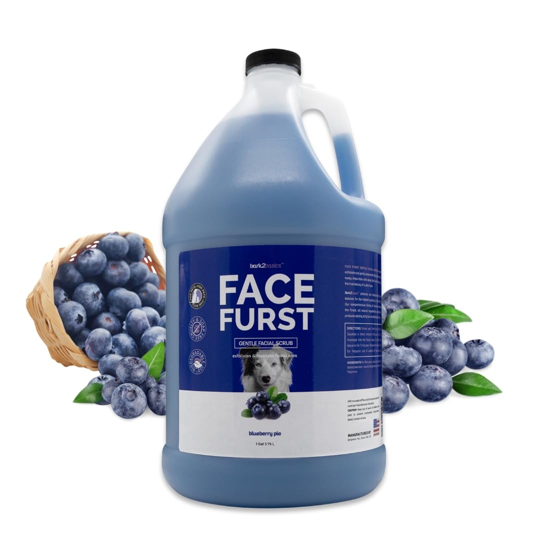 Blueberry Facial Scrub Dog Shampoo 1 Gallon U36447