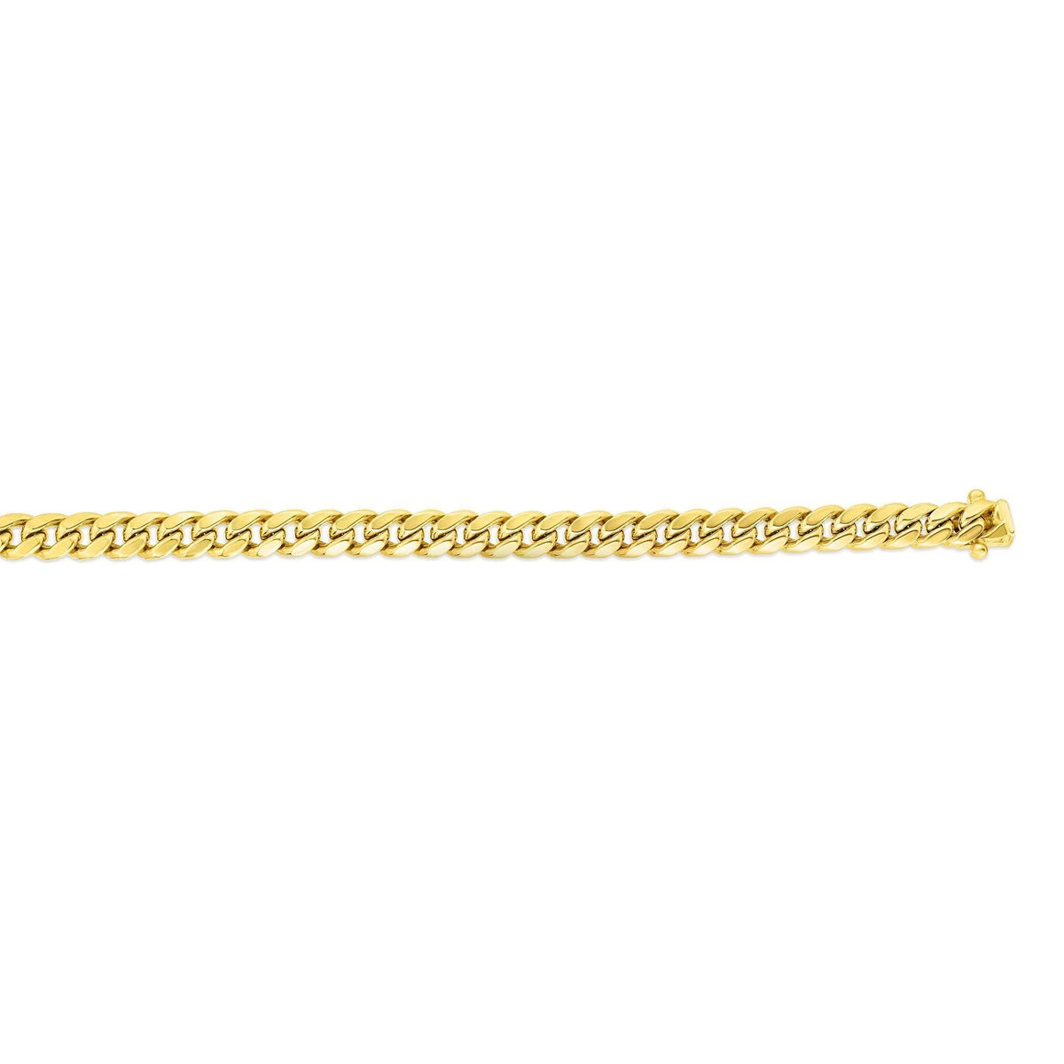 14k Yellow Gold Cuban Link Chain Necklace N44953