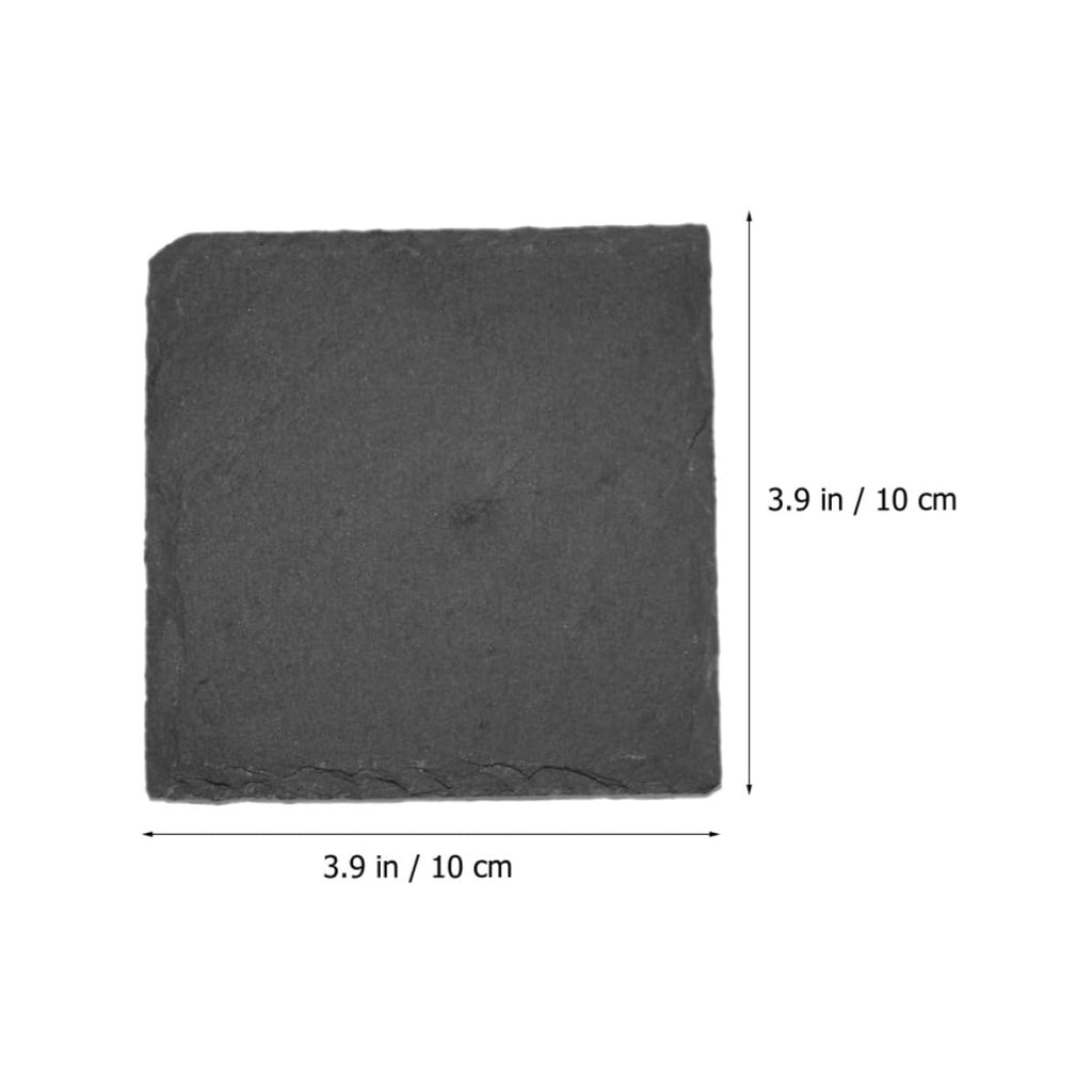 12pcs Natural Stone Coasters with Non Slip Bottom K77624