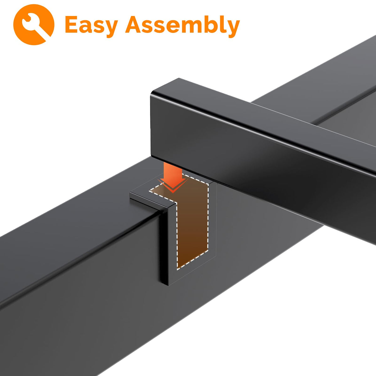 Twin Bed Frame Set of 2 with LED Headboard and USB Charging Station Z415160