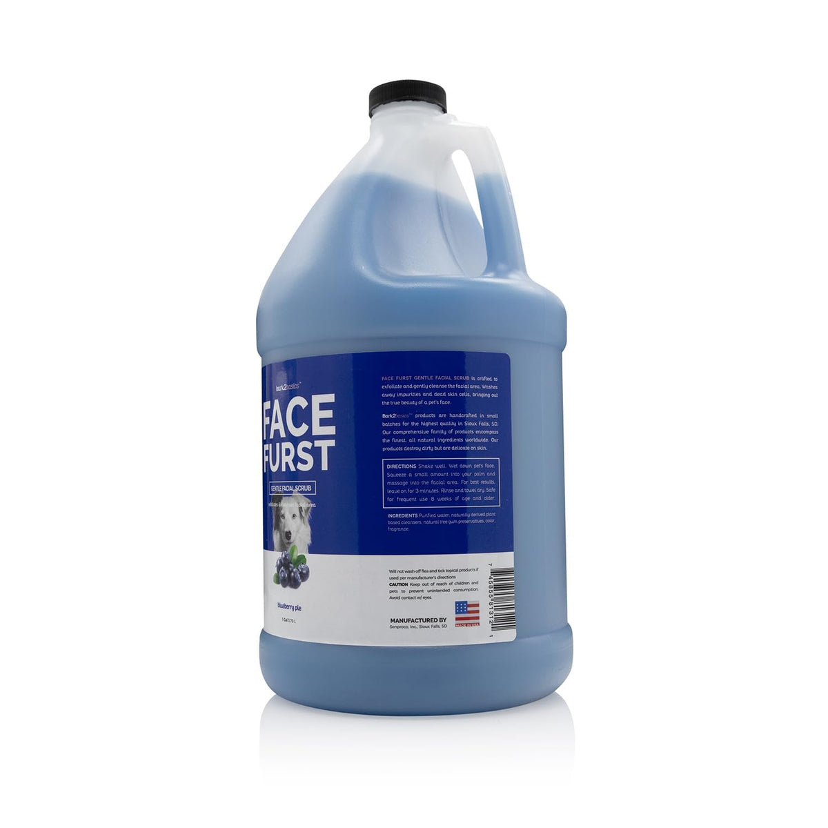 Blueberry Facial Scrub Dog Shampoo 1 Gallon U36447