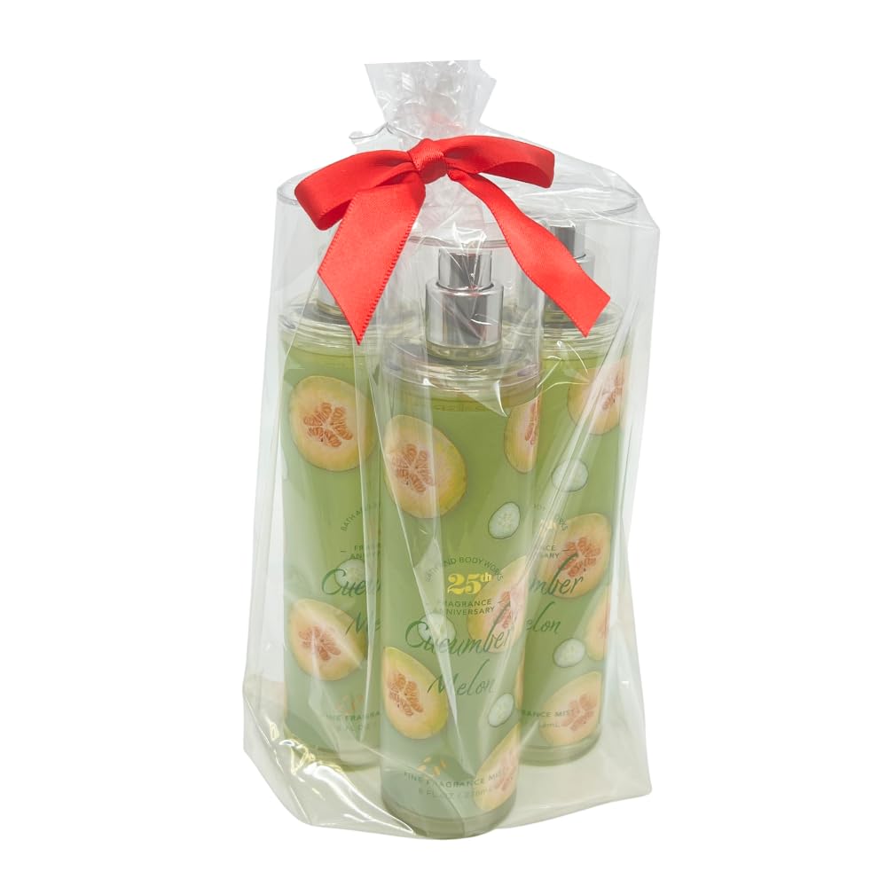 Cucumber Melon Fine Fragrance Mist 8 fl oz Pack of 3 H24792