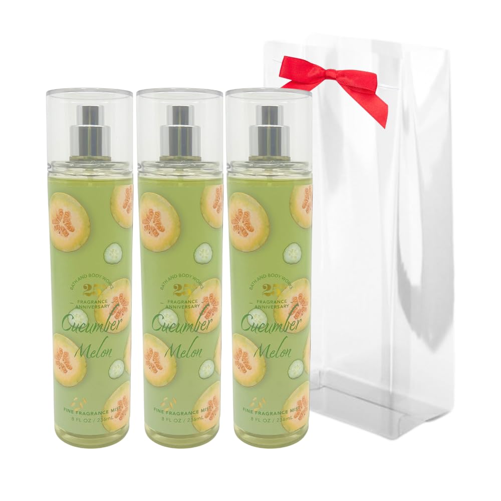 Cucumber Melon Fine Fragrance Mist 8 fl oz Pack of 3 H24792