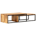 Solid Sheesham Wood Nesting Coffee Table Set P329419