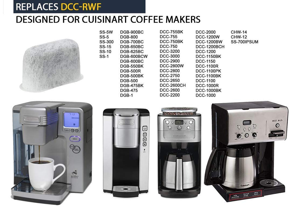 8-12 Cup Coffee Filter & Set of 12 Charcoal Water Filters Y2617