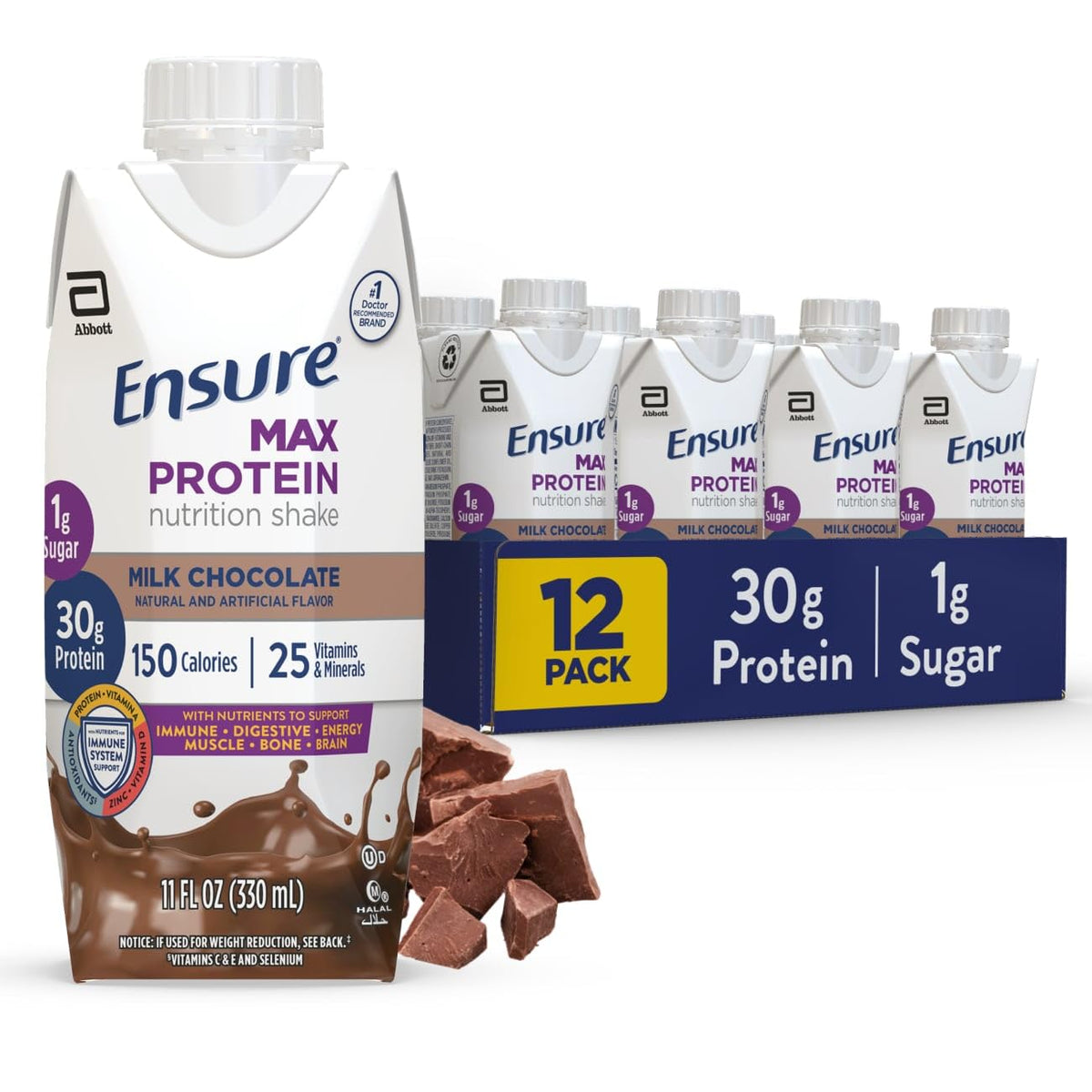 Milk Chocolate Protein Shake 12 Pack F4444