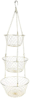 3-Tier Heavy Duty Wire Hanging Basket I514463