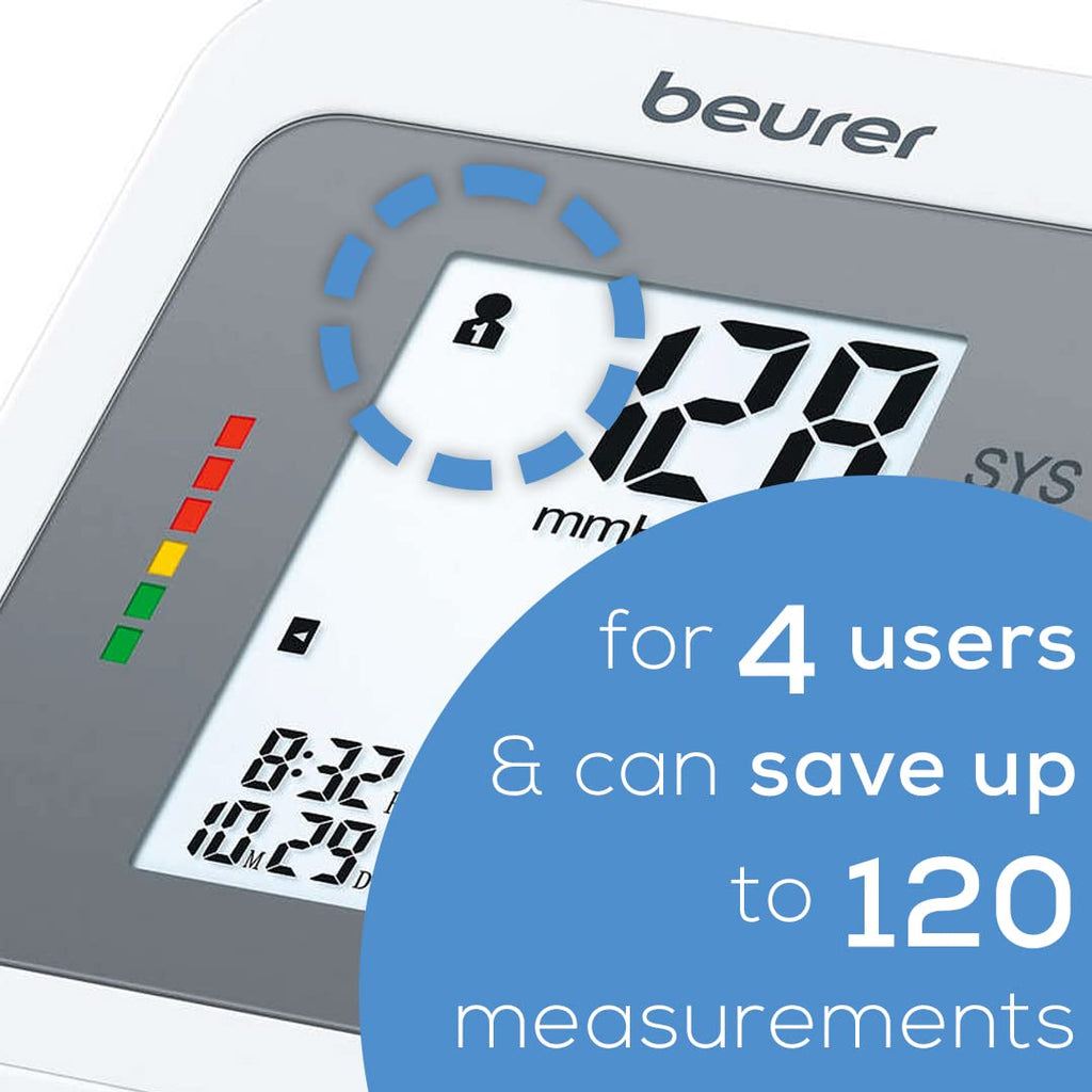 Upper Arm Blood Pressure Monitor with Large Cuff O798