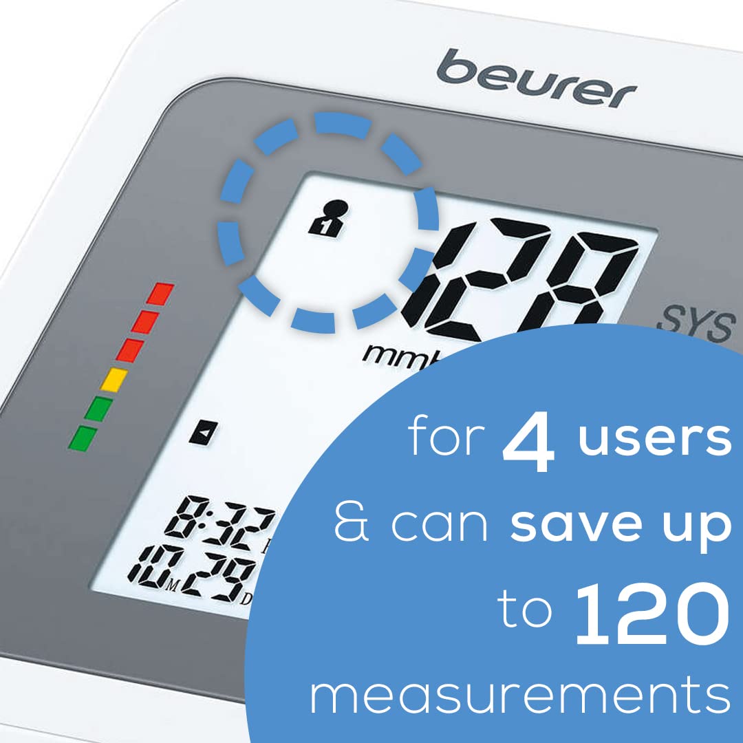 Upper Arm Blood Pressure Monitor with Large Cuff O798