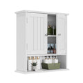 White Wall Mounted Bathroom Cabinet with 2 Door S4447
