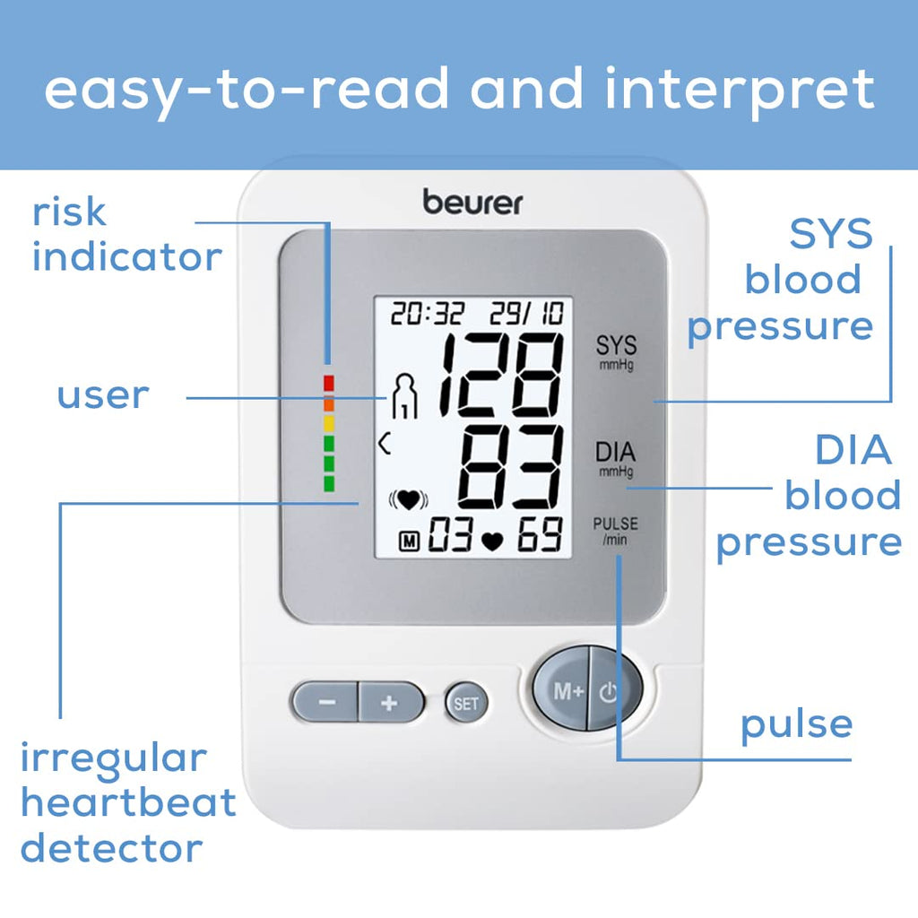 Upper Arm Blood Pressure Monitor with Large Cuff O798