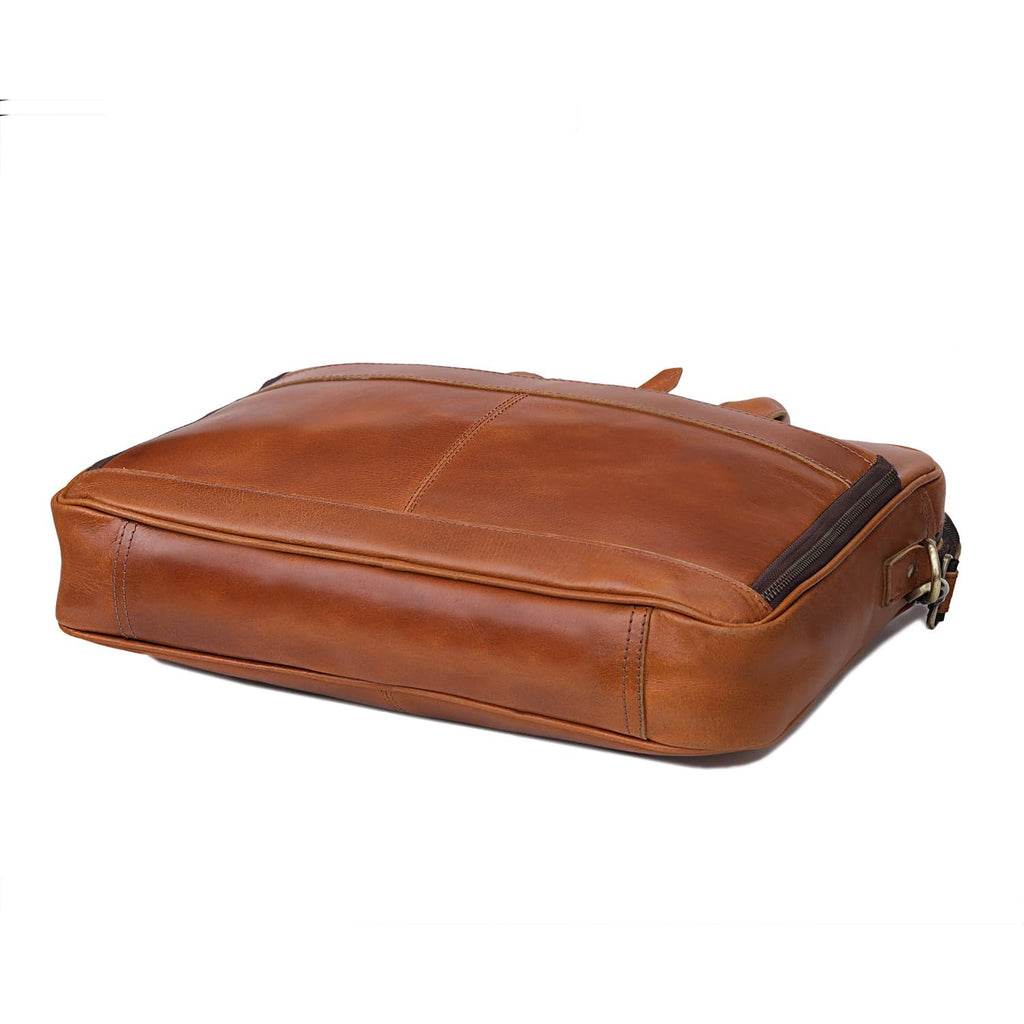 Leather Briefcase Bag P733