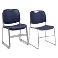Navy Blue Stack Chair 4 Pack R5144