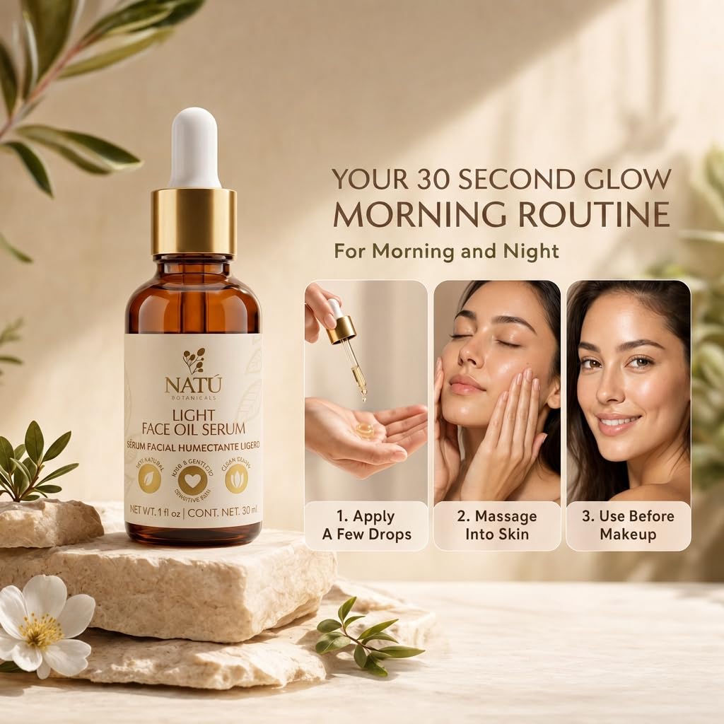 Light Face Oil Serum for Oily & Combination Skin 1 fl oz Y3873