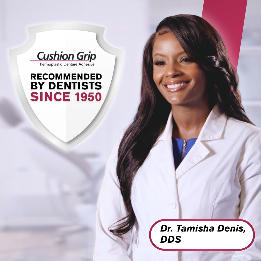 Cushion Grip Thermoplastic Denture Adhesive 1 oz R668