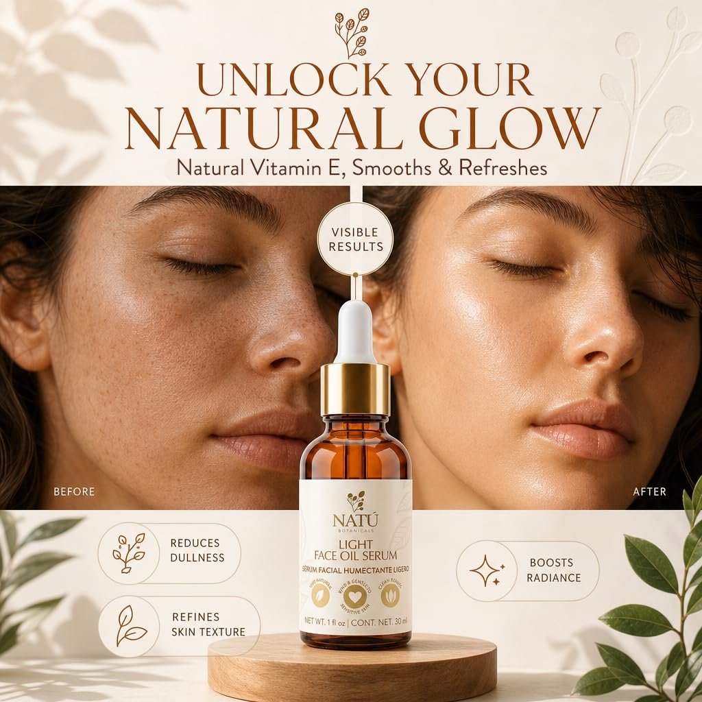 Light Face Oil Serum for Oily & Combination Skin 1 fl oz Y3873