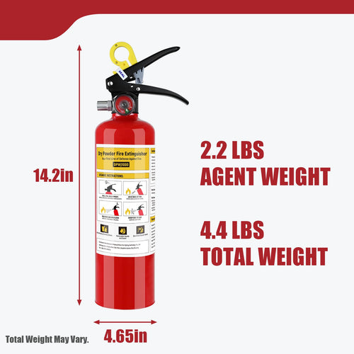 2.5 lb ABC Dry Chemical Fire Extinguishers R204