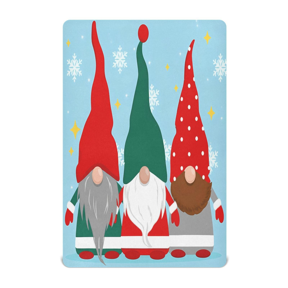 Christmas Gnomes Crib Sheet 52" x 28" Y3518
