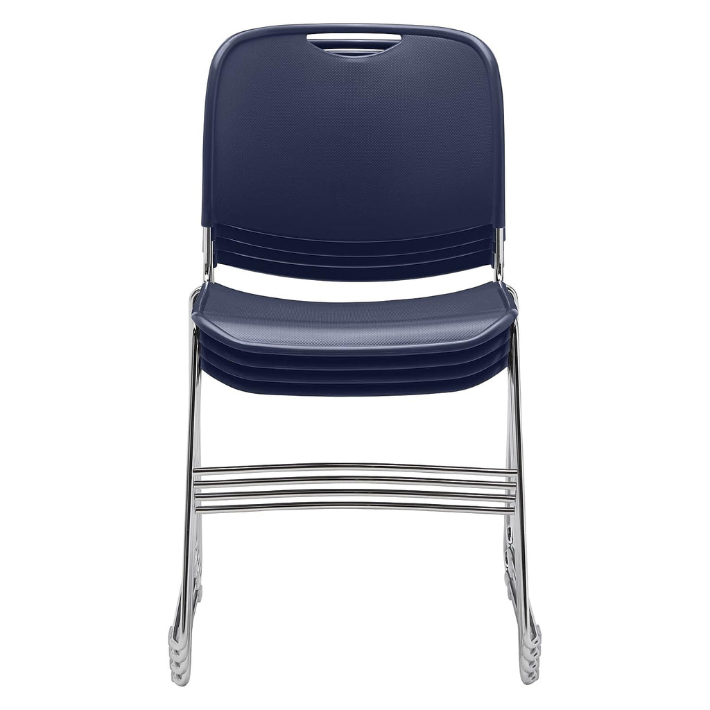 Navy Blue Stack Chair 4 Pack R5144