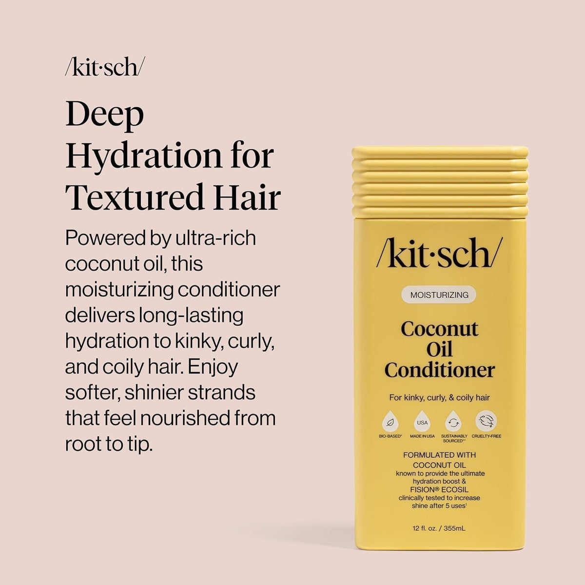 Rice Water Shampoo & Coconut Oil Conditioner Set 12 oz S782