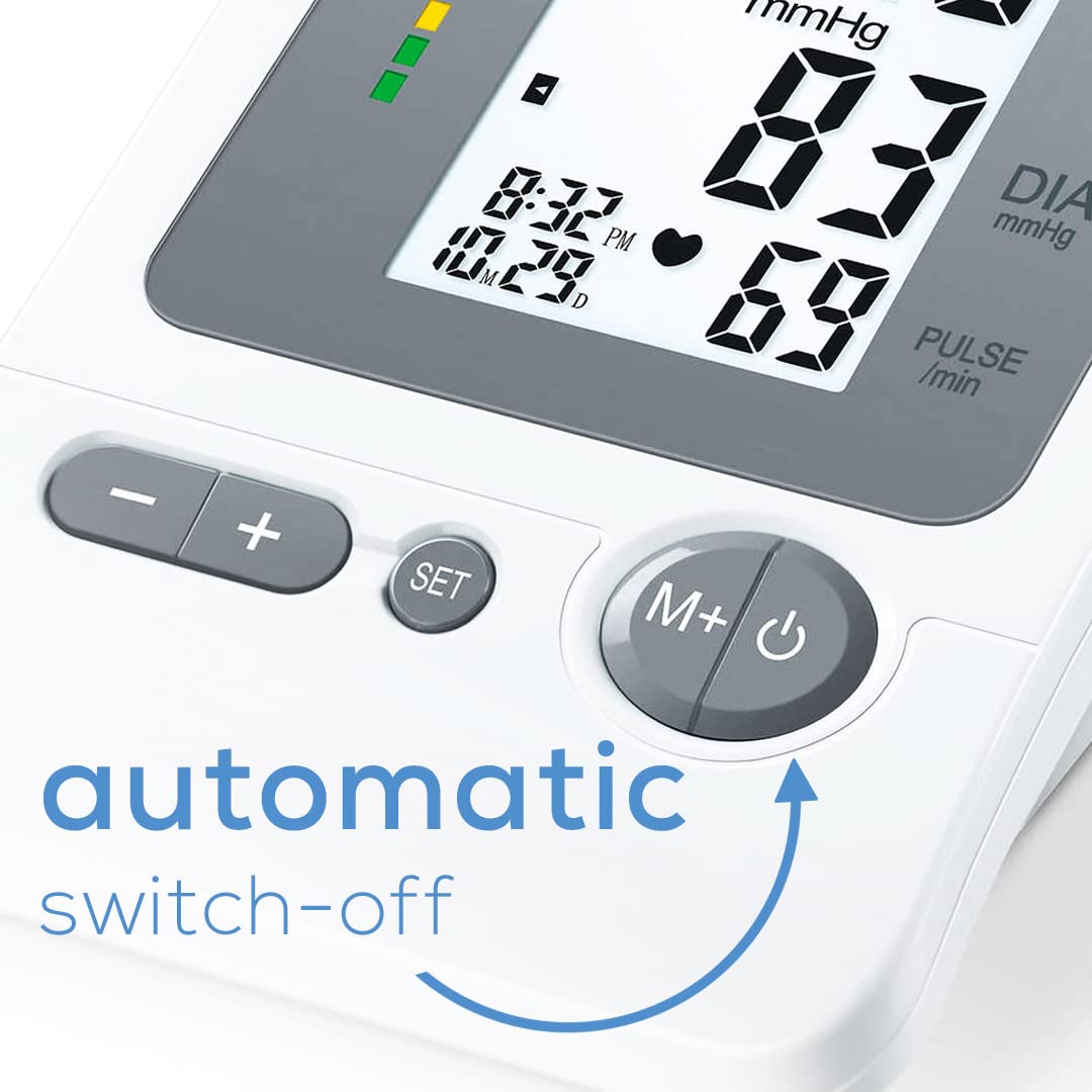 Upper Arm Blood Pressure Monitor with Large Cuff O798
