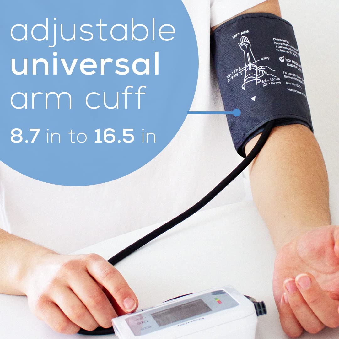 Upper Arm Blood Pressure Monitor with Large Cuff O798