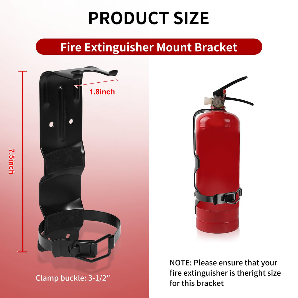 2.5LB Fire Extinguisher Wall Mount Metal Bracket H786718