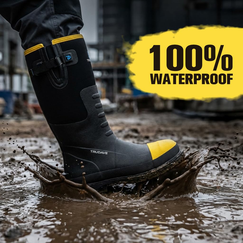 Steel Toe Waterproof Rubber Work Boots X2700