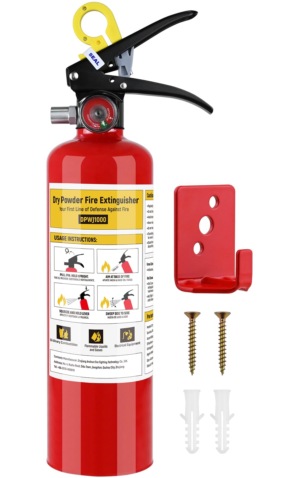 2.5 lb ABC Dry Chemical Fire Extinguishers R204