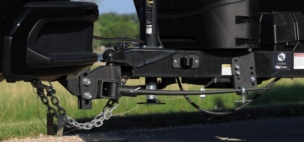 Weight Distribution Hitch with Sway Control, 1000lbs Tongue Weight, 2-5/16 Inch Ball, Black J298