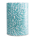 Mother of Pearl Inlaid Cylinder Drum End Table I3011
