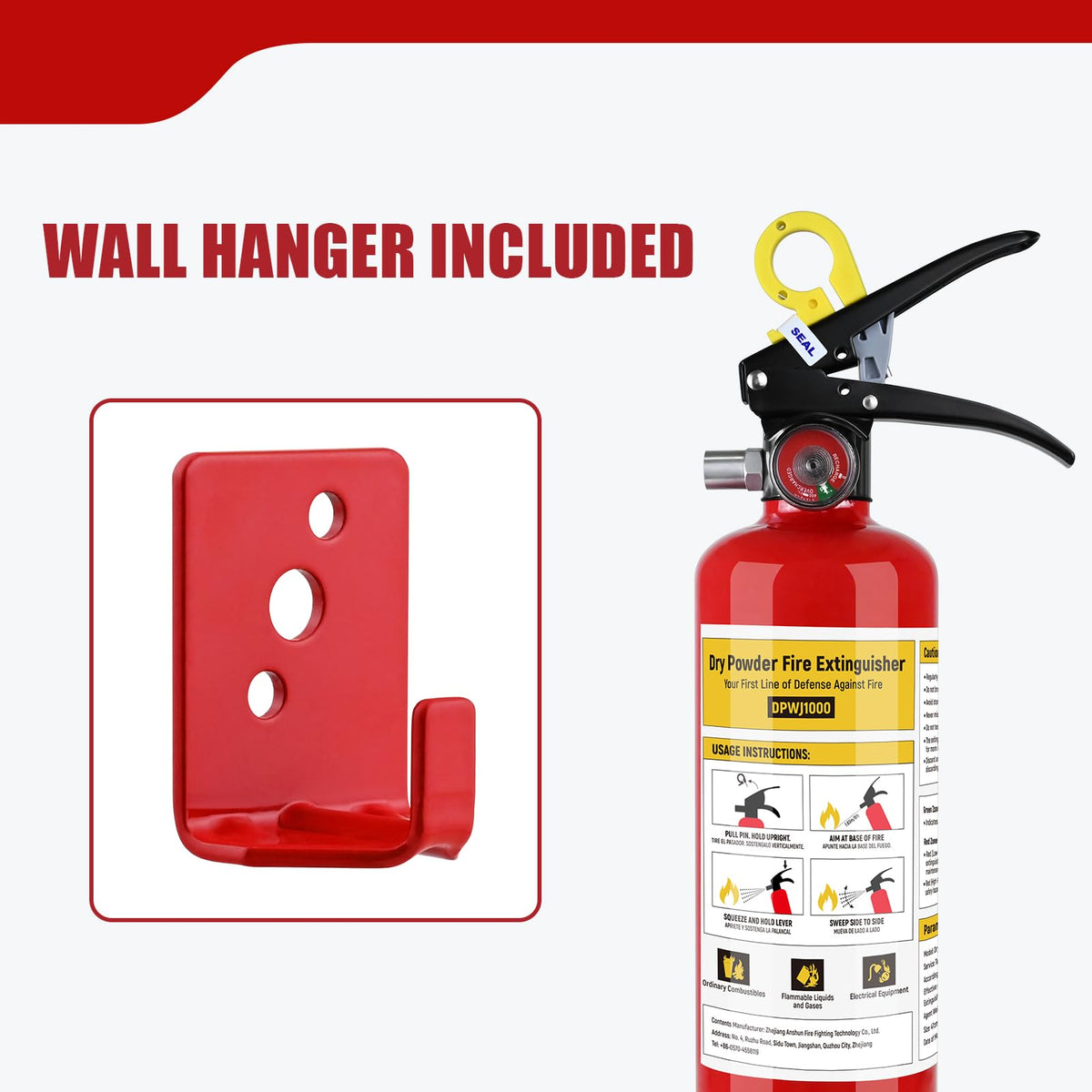 2.5 lb ABC Dry Chemical Fire Extinguishers R204