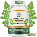 Organic Moringa Capsules 800mg 120 Count V4141