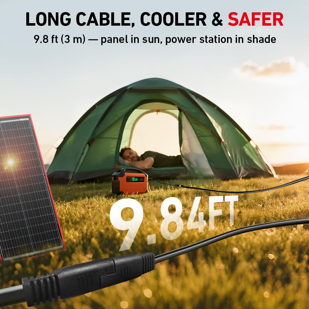 300W Foldable Solar Panel Kit with PWM Controller and USB Ports L849