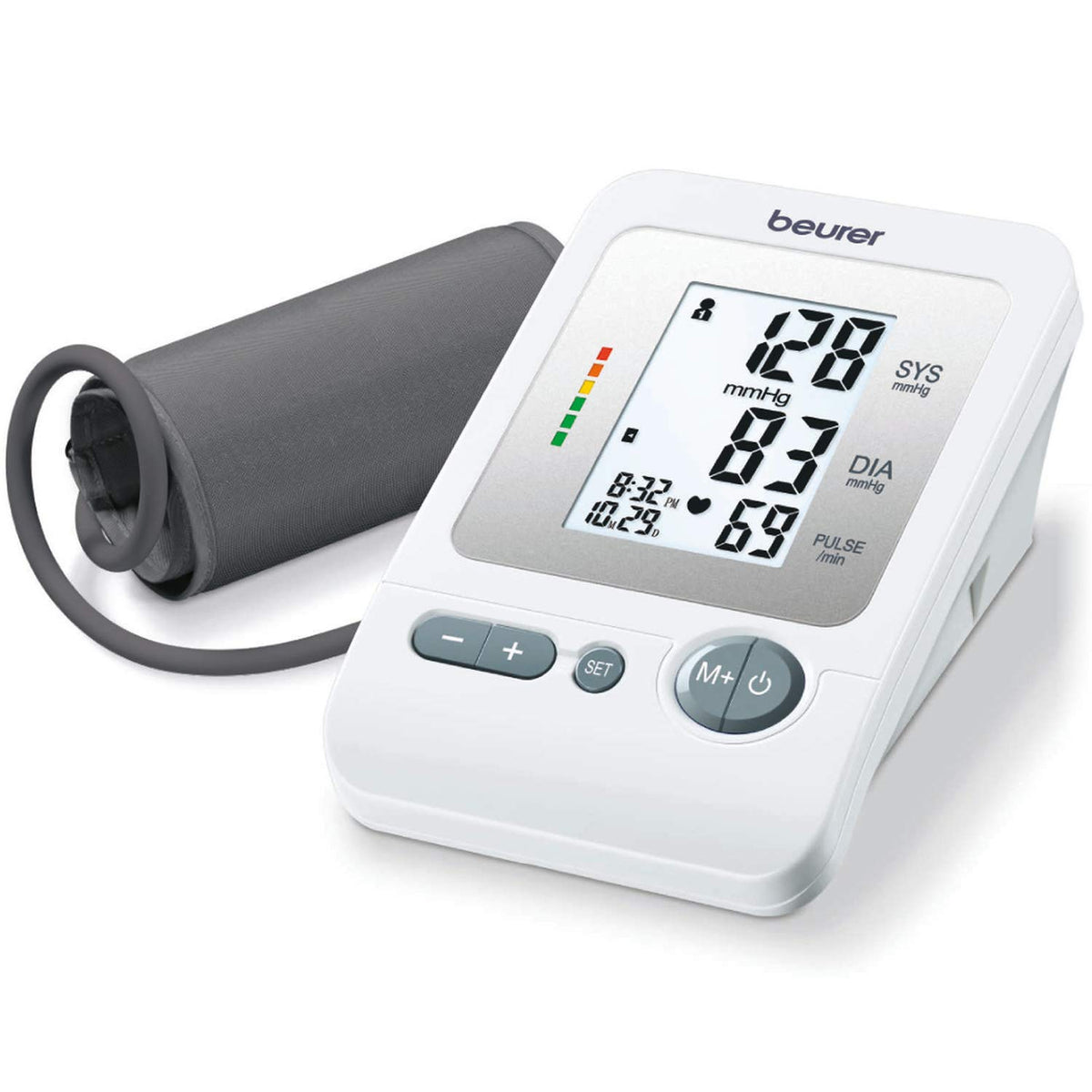 Upper Arm Blood Pressure Monitor with Large Cuff O798
