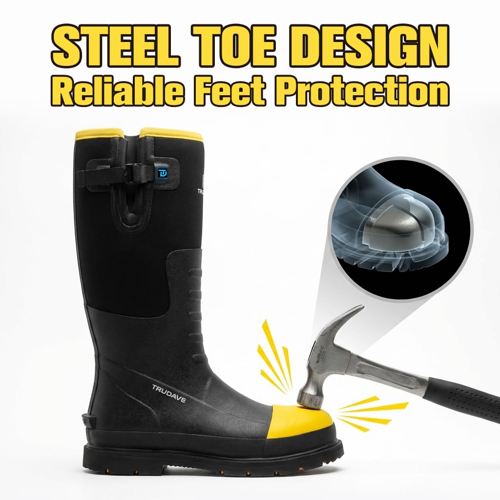 Steel Toe Waterproof Rubber Work Boots X2700