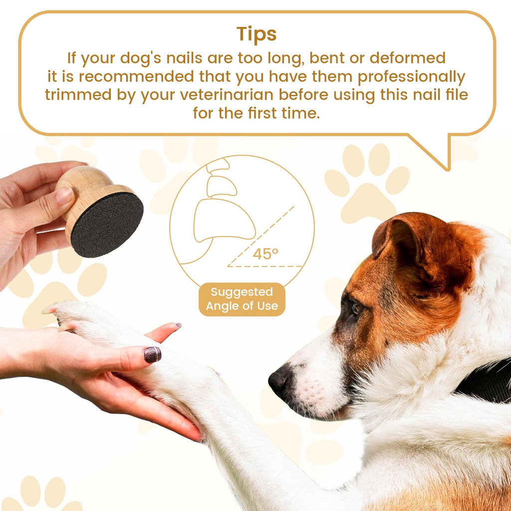 Dog Nail File with 3 Pcs Replaceable Sandpaper O8807