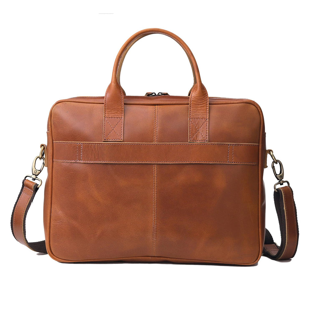 Leather Briefcase Bag P733