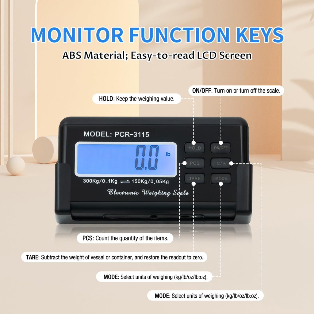 660lbs Digital Veterinary Scale with LCD E781