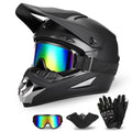 DOT Certified Full Face Dirt Bike Helmet Kit with Goggles, Gloves & Mask Q544400