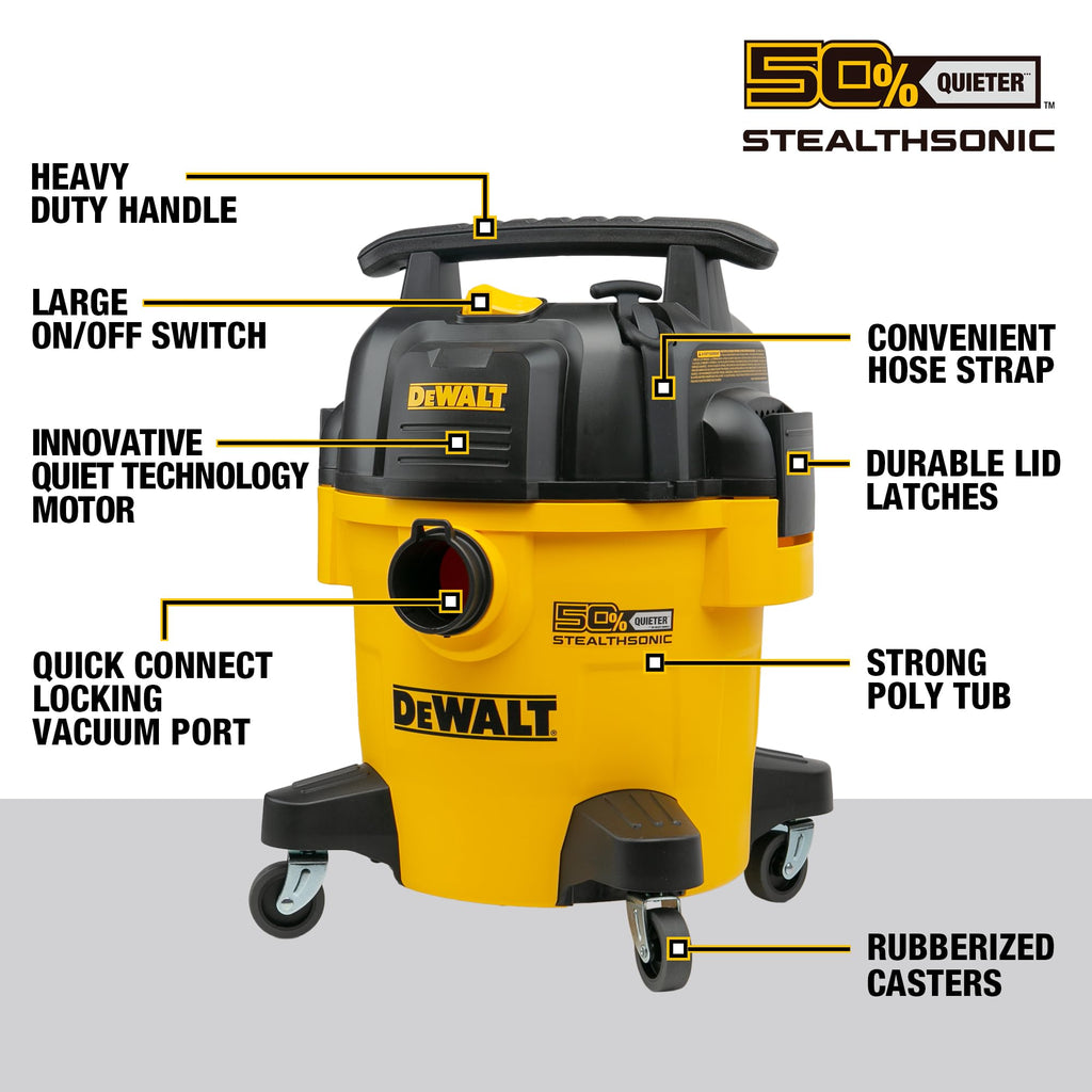 Wet and Dry Shop Vacuum 5 Gal 4 HP E6895