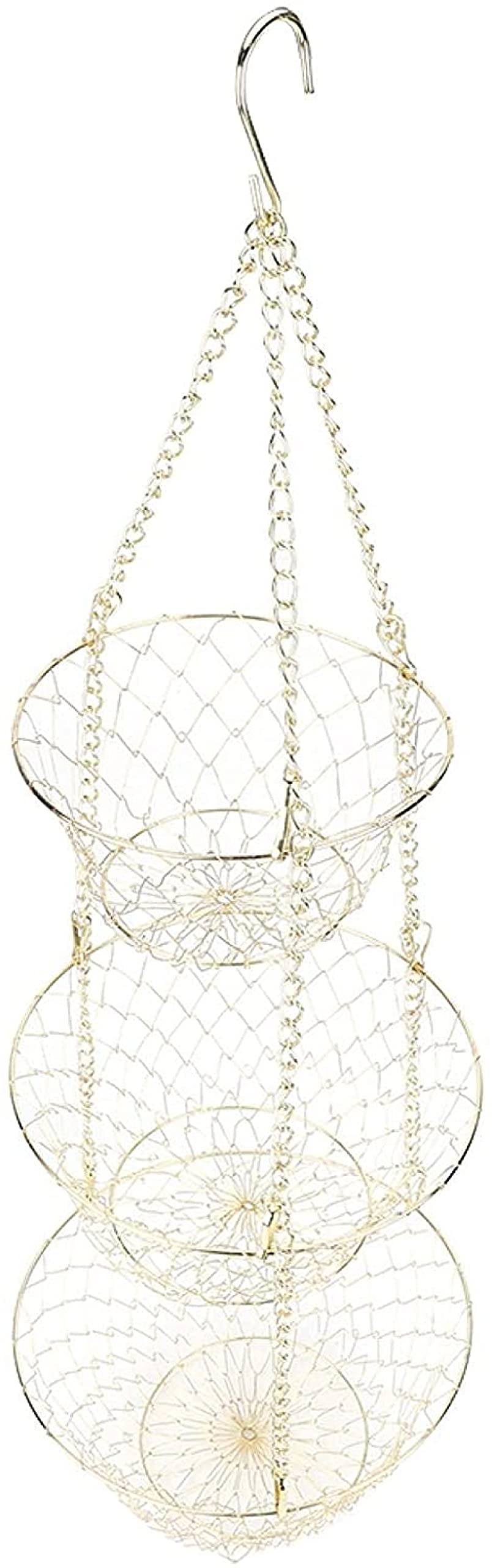 3-Tier Heavy Duty Wire Hanging Basket I514463