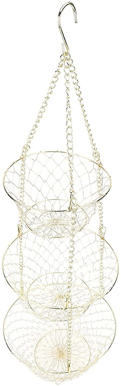 3-Tier Heavy Duty Wire Hanging Basket I514463