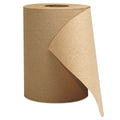 Brown 1-Ply Hardwound Roll Towels 8-Inch x 300 ft 12 Rolls M76714