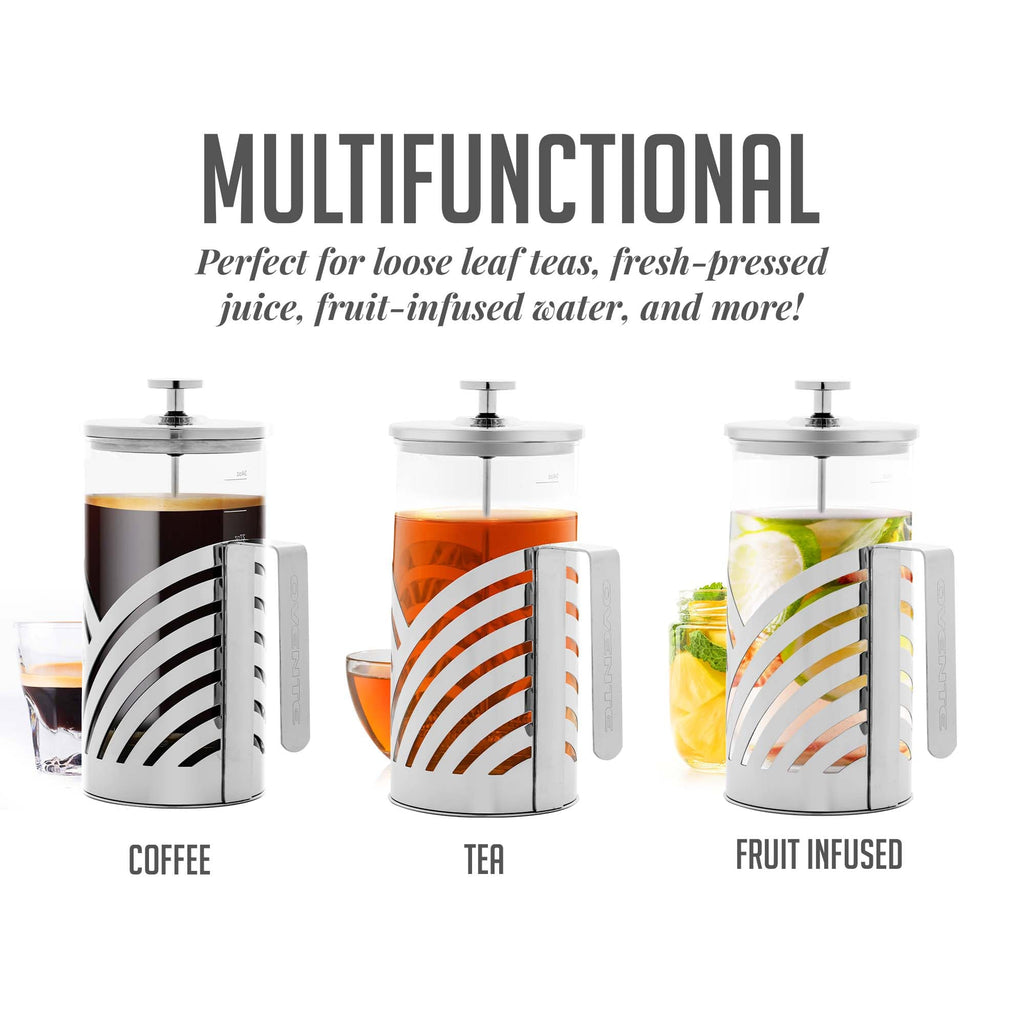 French Press Coffee Maker 34oz with 4 Filters I79949