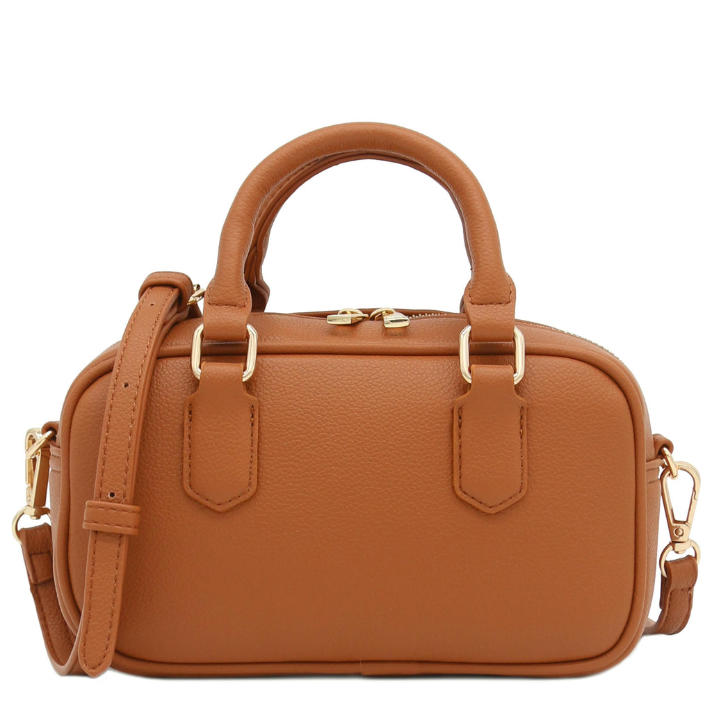 Mini PU Leather Satchel Crossbody Bag M814