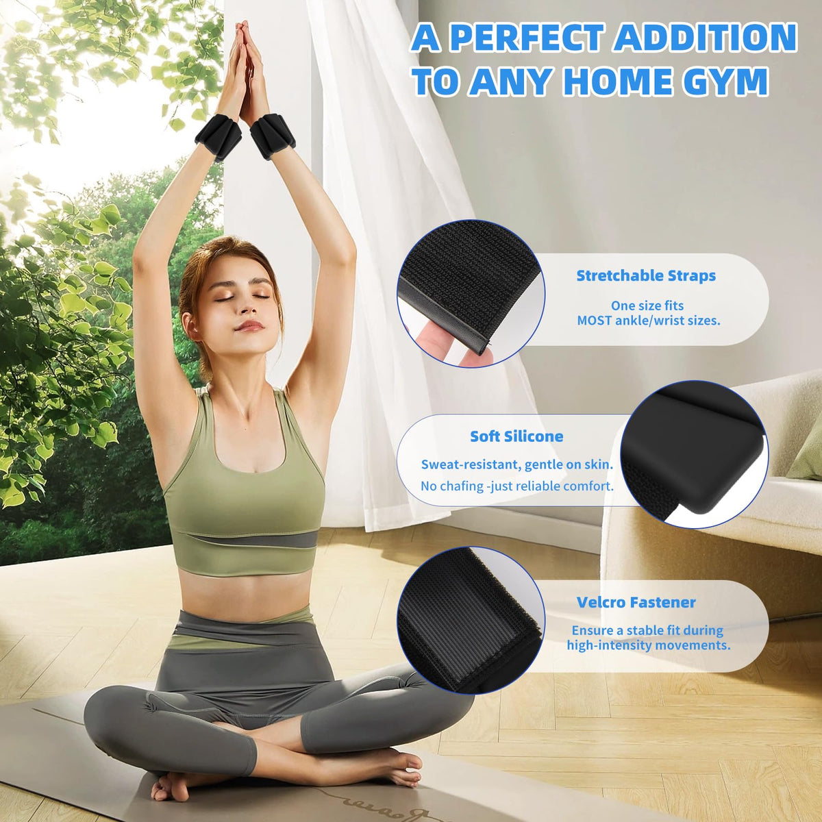 Ankle Weights 4 LBS Pair H821